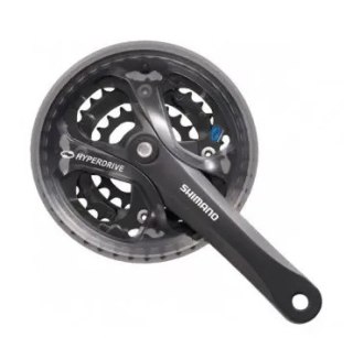 Mechanizm SHIMANO korbowy 8rz czarny fc-m361 42/32/22 175mm