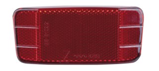 Odblask tylny na bagażnik prostokątny