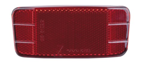 Odblask tylny na bagażnik prostokątny