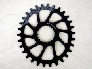 Zębatka owalna Shimano Direct Mount SH12 (M7100/M8100) [70], rozmiar 30t, kolor czarny