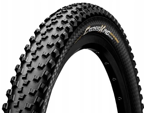 Opona rowerowa Continental cross king 27.5x2.00 czarna drut 650g