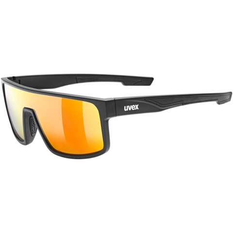 Okulary UVEX LGL 51 black mat mirror red