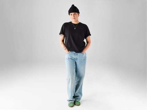 Koszula Trek logo monochromatyczne M czarny/czarny