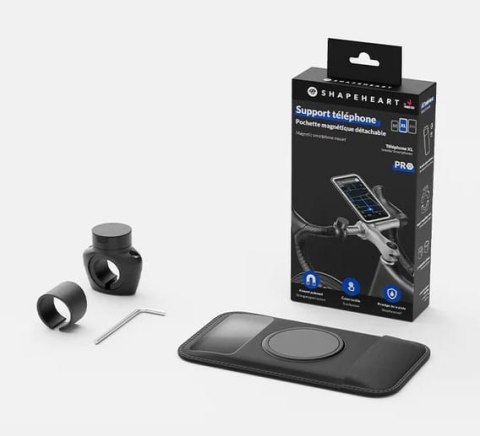 Uchwyt rowerowy na telefon Shapeheart Pro XL Mocowanie na kierownicy