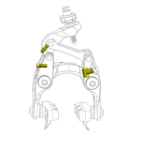Część hamulca Bontrager Speed Stop Zestaw śrub