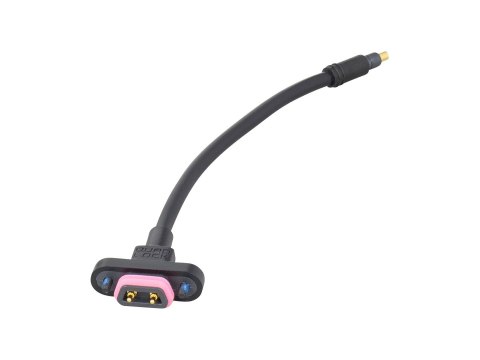 Power Cable Quad Lock Puck Connector Cable TQ 100mm Black