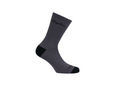 Sock Rapha 25 Merino Large Dark Grey/Black