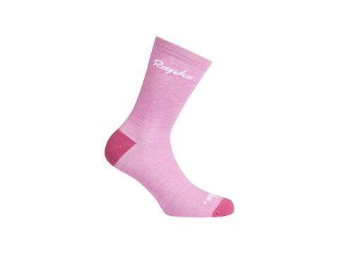 Sock Rapha 25 Merino X-Large Dusty Mauve/White