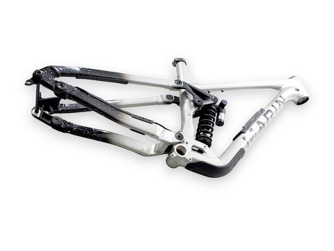 ZESTAW RAMY ROWERU ALPINE TRAIL SREBRNY/CZARNY 29" XL