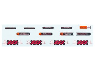 Decal Bontrager Aeolus XXX 4 Black/Red