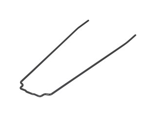 Fender Part Trek-Diamant SKS 700x65 Stay 335mm Square Black