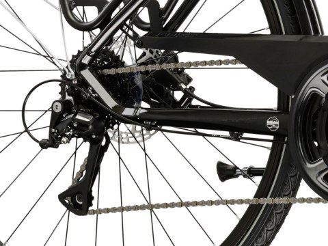 Kross Trans 4.0 Damski Czarny Srebrny Połysk 2025 (L)