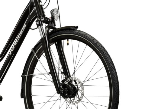 Kross Trans 4.0 Damski Czarny Srebrny Połysk 2026 (L)