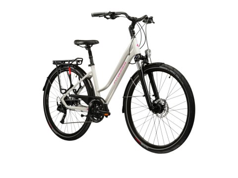 Kross Trans 5.0 Damski Szary Różowy Połysk 2026 (M)