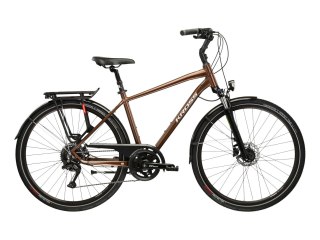 Kross Trans 5.0 Męski Brązowy Srebrny Połysk 2026 (XL)