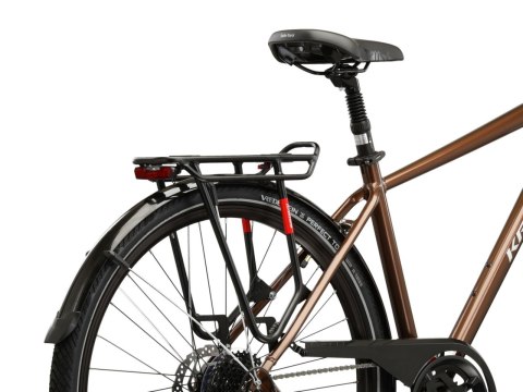 Kross Trans 5.0 Męski Brązowy Srebrny Połysk 2026 (XL)