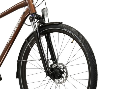 Kross Trans 5.0 Męski Brązowy Srebrny Połysk 2026 (L)