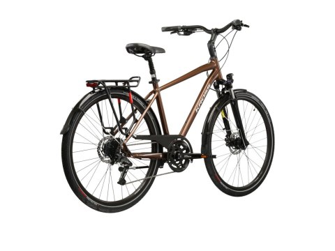 Kross Trans 5.0 Męski Brązowy Srebrny Połysk 2026 (M)