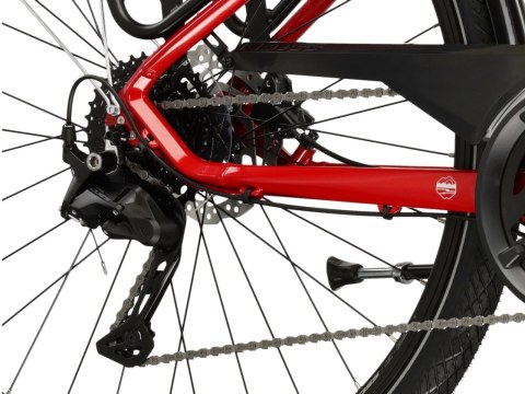 Kross Trans 5.0 Damski Czerwony Srebrny Połysk 2026 (L)