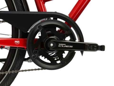 Kross Trans 5.0 Damski Czerwony Srebrny Połysk 2026 (L)
