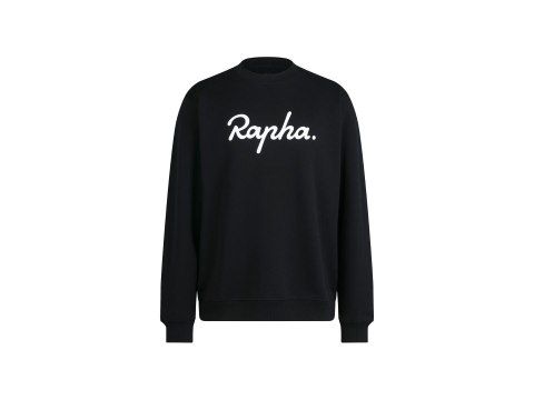 Shirt Rapha Logo Heavyweight Sweatshirt XX-Large Black/White