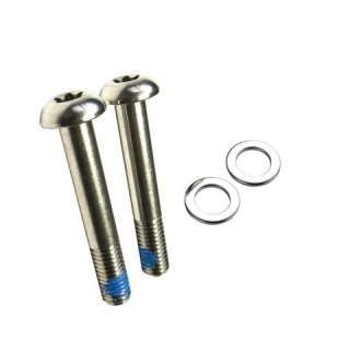Śruby mocujące adapter hamulca FM Flat Mount 15mm T25 stal nierdzewna