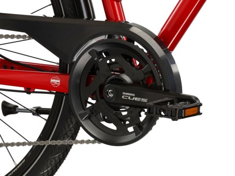 Kross Trans 5.0 Damski Czerwony Srebrny Połysk 2026 (M)