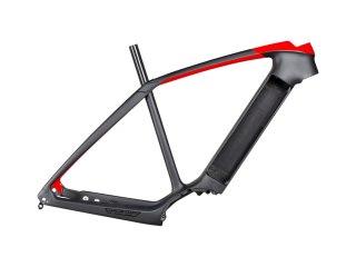 Domane + F/S 52 Matte Black/Gloss Red