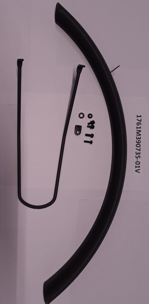 Błotnik przedni Front Fender AL6061 Width 60mm R390mm Sand BLK