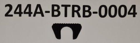 Części elektryczne e-Bike BATTERY COVER FRONT RUBBER SPACER, MATT BLACK
