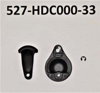 Części elektryczne e-Bike COVER CAP BLK ALUMINUM HANDLE FOR ON BOARD CHARGE CABLE/DISCH CABLE TO CHARGER&R.E./JST 3PIN/7 PIN