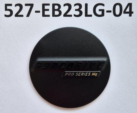 Części elektryczne e-Bike SyncDirve Pro2 Mg Motor Cover Black Gold Chrome Gloss W/double sided adhesive