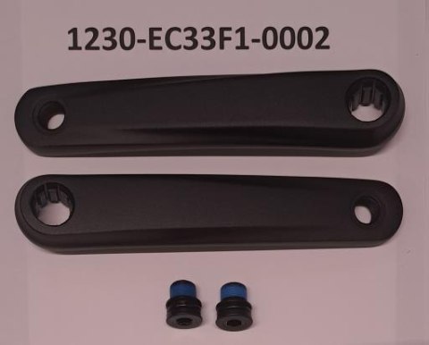 Mechanizm korbowy EC33 F13 Isis ALLOY 170 BLACK W/O LOGO