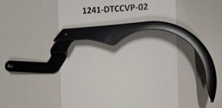 Osłona łańcucha DTCCVP BLK WO/MOTOR BRACKET W/CUTTING NOTCH