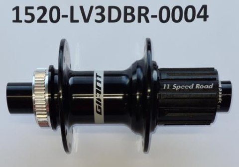 Piasta tylna LV3DBR 24HX142/Ø12mm BLK DB CL WO/Thru Axle W/MY21 GIANT LOGO