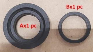 Podkładka sterów EL-010-A ,TOP COVER MATT BLK FOR TDS-D807-8 FOV