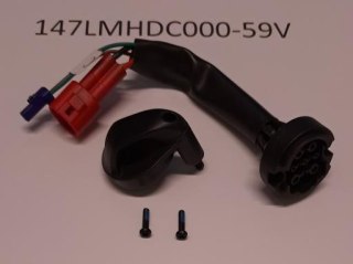 Przewód elektryczny ON BOARD CHARGE CABLE/DISCH CABLE TO CHARGER&R.E./7 PIN/BLACK ALUMINUM HANDLE/CABLE 100MM/G-SYSTEM/V1167/MY2