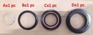 Stery NO57SC/52 28.6-44.05-56.05-39.78 H=4.3 B.BLK ,W/O CONE SPACER ,W/O LOGO