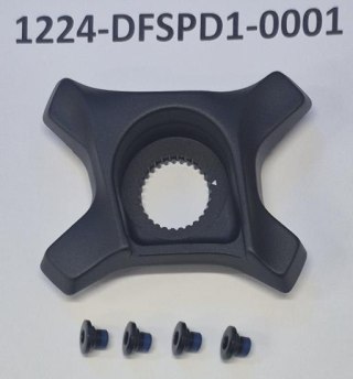 Tarcza mechanizmu DFSPD1 Spider 1X Chainring BCD:107 BLK W/4PCS M8 Bolts