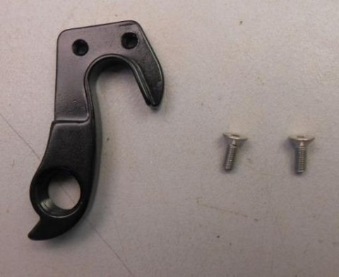 Hak przerzutki tylnej RE171A BRACKET AL JY001B ANO. BLK W/2-M3X0.5X8L STL