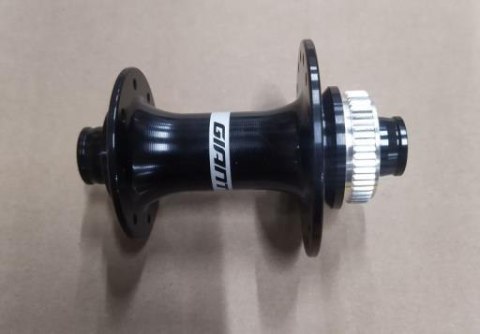 Piasta przednia LV3DBF 24HX100/Ø12mm BLK DB CL WO/Thru Axle W/MY23 GIANT LOGO