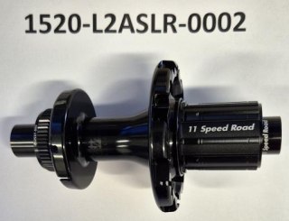 Piasta tylna L2ASLR SLR1 LV2 AERO DBR ROAD 24H 142/Ø12mm CL 11-Spd HG BLK W/Laser Etch