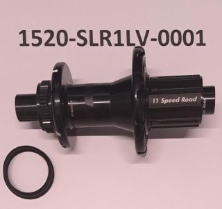 Piasta tylna LV2DBR 24HX142/Ø12mm BLK DB CL WO/Thru Axle W/MY21 GIANT LOGO