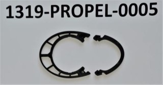 Podkładka sterów D-Shape Spacer 2.5mm 31.8 52 Plastic BLK MY23 Propel