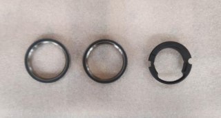 Stery Bearings 2X 37x46,9x7(MR137) Stainless Steel W/Compression ring(H2629)