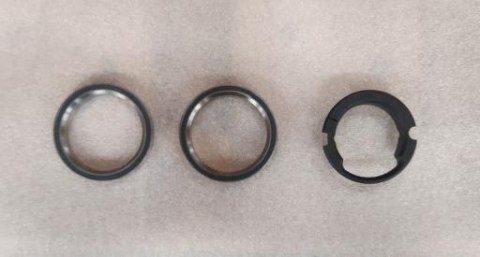 Stery Bearings 2X 37x46,9x7(MR137) Stainless Steel W/Compression ring(H2629)