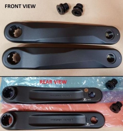Mechanizm korbowy CK 745 ISIS ALLOY 165MM BLK LASER ETCH W/FSA W/BOLTS