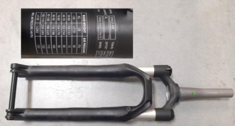 Widelec serw. Aluminiowy SXC2 32 AIR RL 27.5" 28.6 X40X245MM ST STEERER T80MM PM180 00D AL BLK(M)