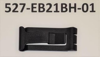 Części elektryczne e-Bike Battery lock clip on battery cover for 500WH battery Black MATT