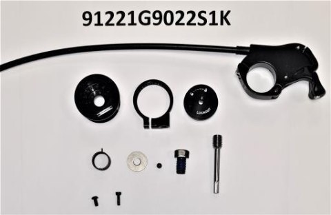 Części widelca CREST 34 Damper remote control set w/ remote lever